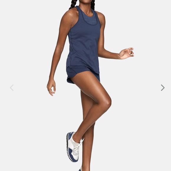 Featherweight Hurdle Tank in navy - Picture 3 of 7